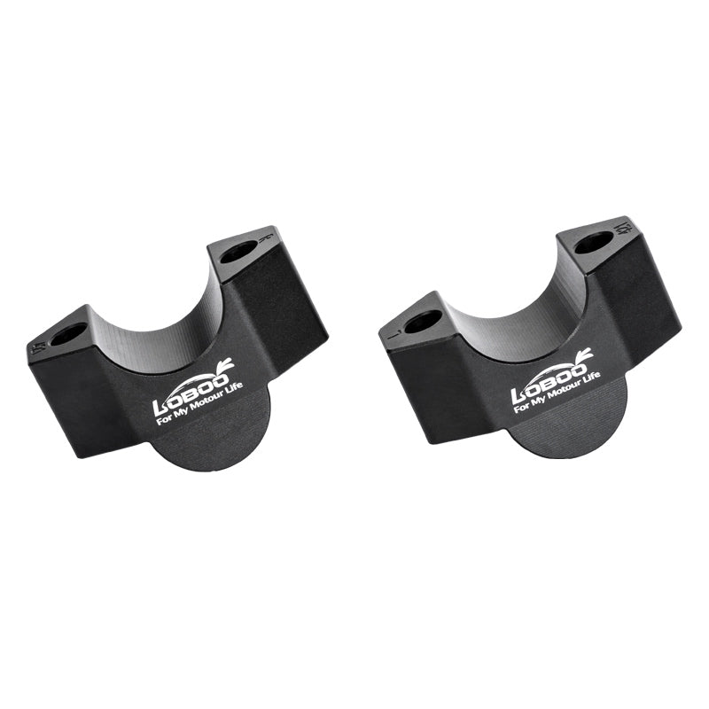 11.3.02421.001.11 | LOBOO | LOBOO 25mm Handlebar Risers for Suzuki V-Strom 800DE (2024+) | CNC Aluminum Ergonomic Upgrade