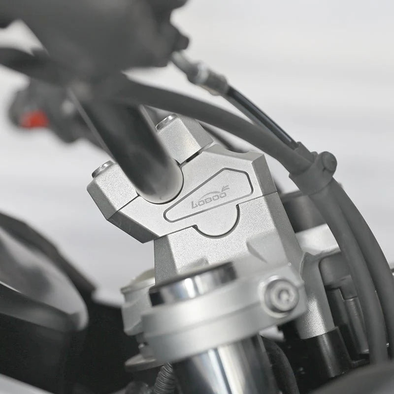 LOBOO | LOBOO Handlebar Risers for BMW F800GS (2025+) & F750GS | 23mm Rise / 20mm Setback Offset Kit