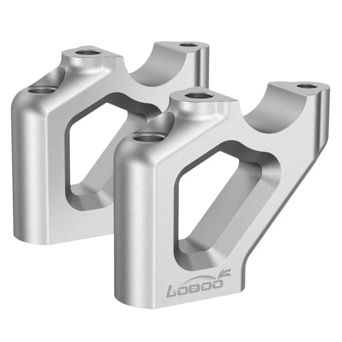 LOBOO | LOBOO Offset Bar Risers for Triumph Tiger 900 & 850 Sport | Up 12mm + Back 20mm