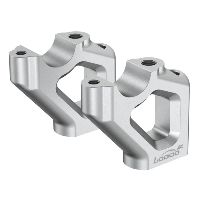 LOBOO | LOBOO Offset Bar Risers for Triumph Tiger 900 & 850 Sport | Up 12mm + Back 20mm