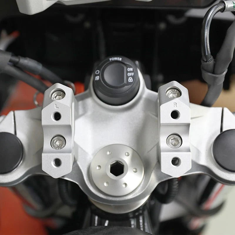 LOBOO | LOBOO Handlebar Risers for BMW F800GS (2025+) & F750GS | 23mm Rise / 20mm Setback Offset Kit