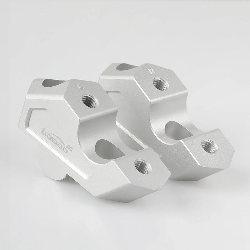 LOBOO | LOBOO Handlebar Risers for BMW F800GS (2025+) & F750GS | 23mm Rise / 20mm Setback Offset Kit