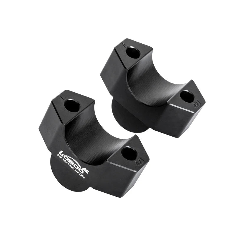 11.3.02421.001.11 | LOBOO | LOBOO 25mm Handlebar Risers for Suzuki V-Strom 800DE (2024+) | CNC Aluminum Ergonomic Upgrade