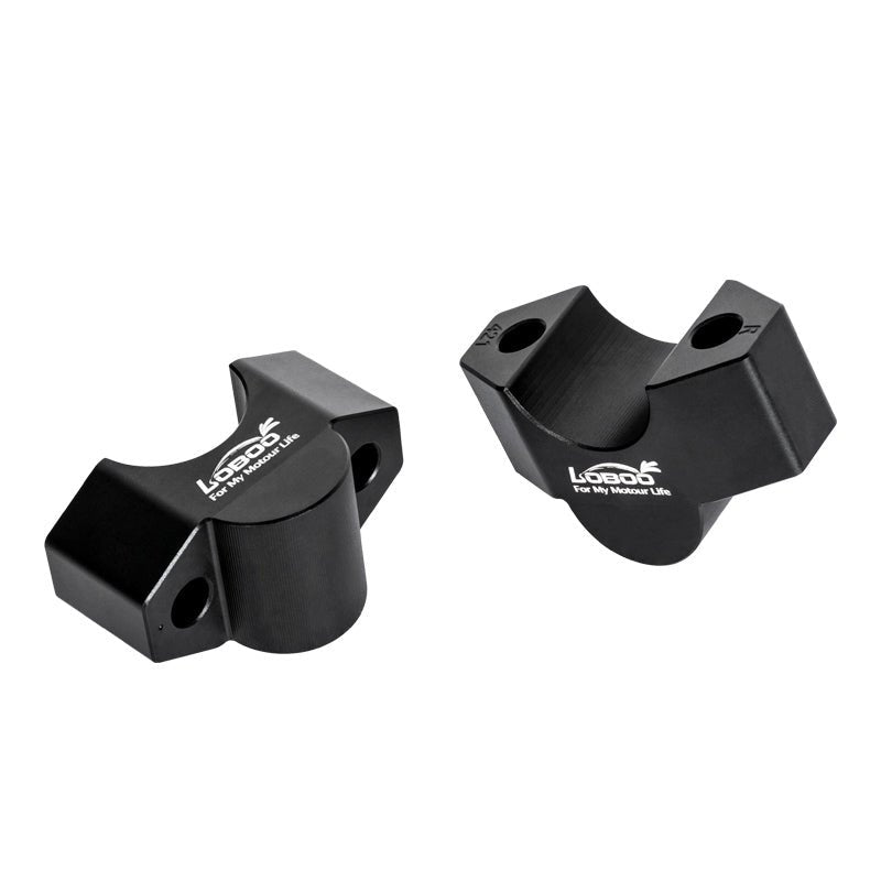 11.3.02421.001.11 | LOBOO | LOBOO 25mm Handlebar Risers for Suzuki V-Strom 800DE (2024+) | CNC Aluminum Ergonomic Upgrade
