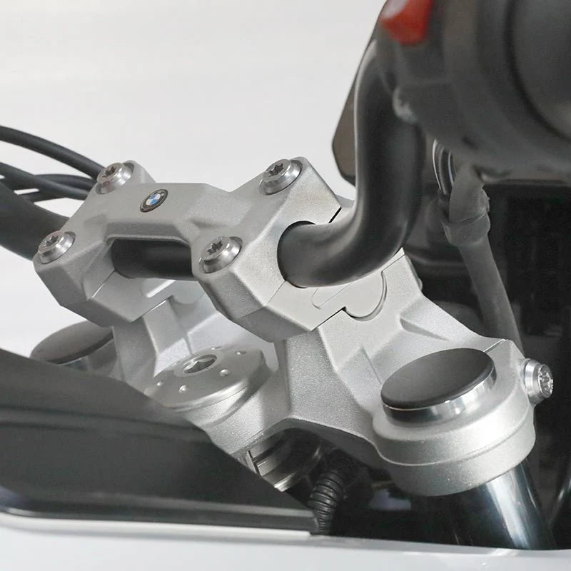 LOBOO | LOBOO Handlebar Risers for BMW F800GS (2025+) & F750GS | 23mm Rise / 20mm Setback Offset Kit