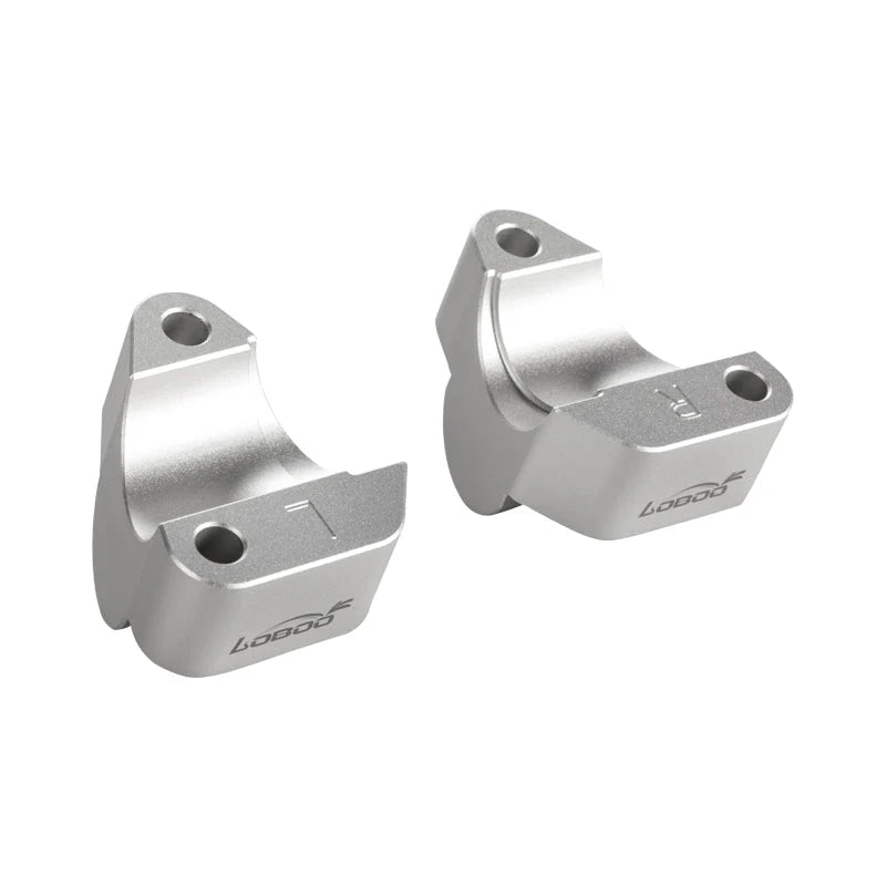 LOBOO | LOBOO 25mm Handlebar Risers for Triumph Tiger 1200 GT Pro (2023+) | CNC Aluminum Bar Mounts