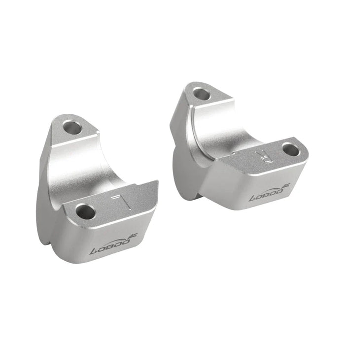 LOBOO | LOBOO 25mm Handlebar Risers for Triumph Tiger 1200 GT Pro (2023+) | CNC Aluminum Bar Mounts