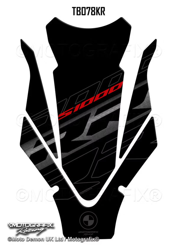 Motografix | Motografix BMW S1000RR 2025–2026 3D Gel Tank Pad - Red / Black