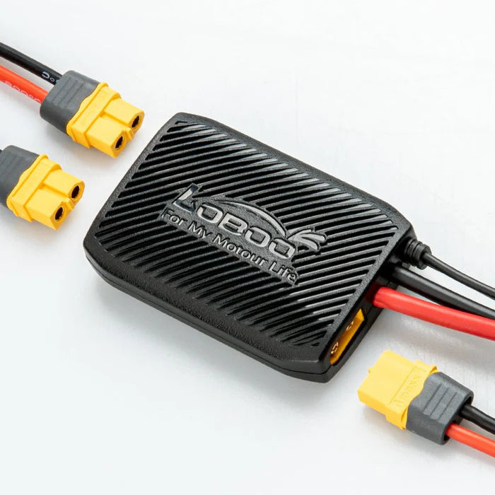 LOBOO CB20 / CB10 Smart Battery Protector & Electronics Manager - 480W 3-Way Power Distribution Module for Motorcycles - IP65 Waterproof - Intelligent Accessory Power Hub