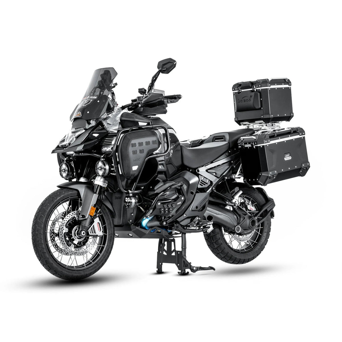 CHB151BK  | LOBOO | Aluminum Skid Plate Engine Guard for BMW R1300GS (2023+) / R1300GS Adventure (2024+)/ R1300RT(2025+)| No-Drill | 4mm Alloy Bash Plate