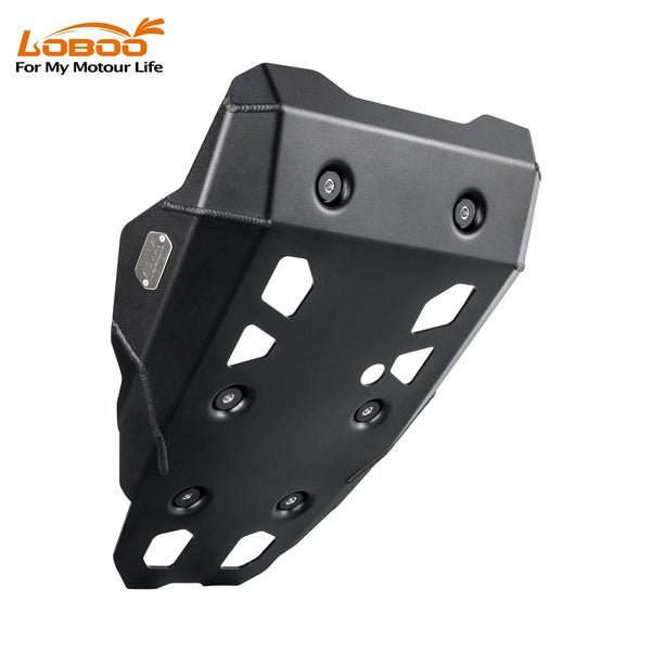 CHB151BK  | LOBOO | Aluminum Skid Plate Engine Guard for BMW R1300GS (2023+) / R1300GS Adventure (2024+)/ R1300RT(2025+)| No-Drill | 4mm Alloy Bash Plate