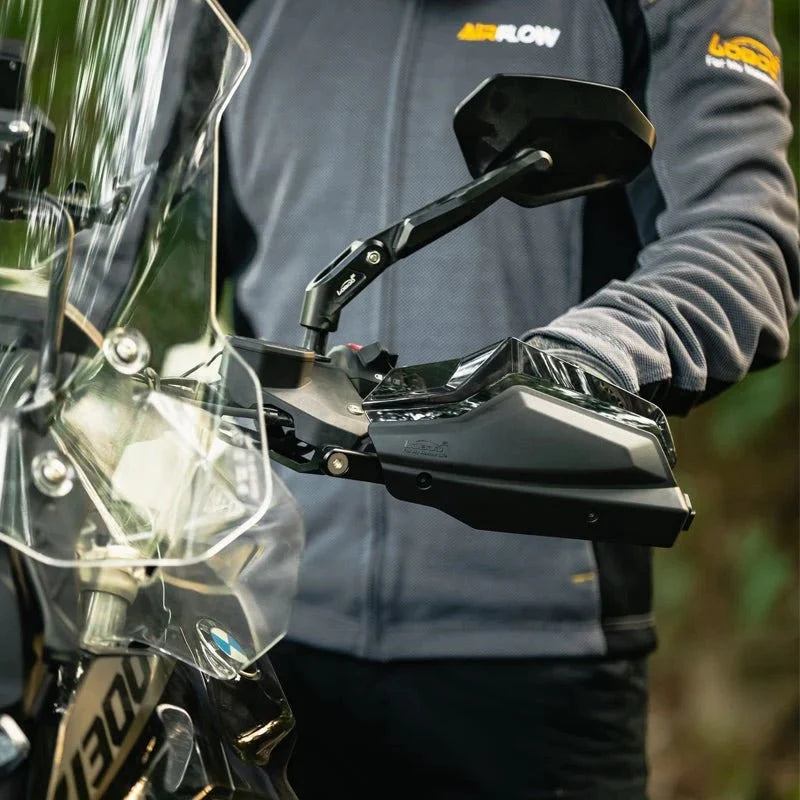 LOBOO | LOBOO Adjustable Aluminium Handguards with Wind Deflectors for BMW GS