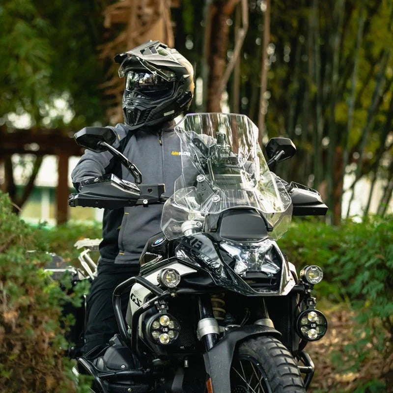 LOBOO | LOBOO Adjustable Aluminium Handguards with Wind Deflectors for BMW GS