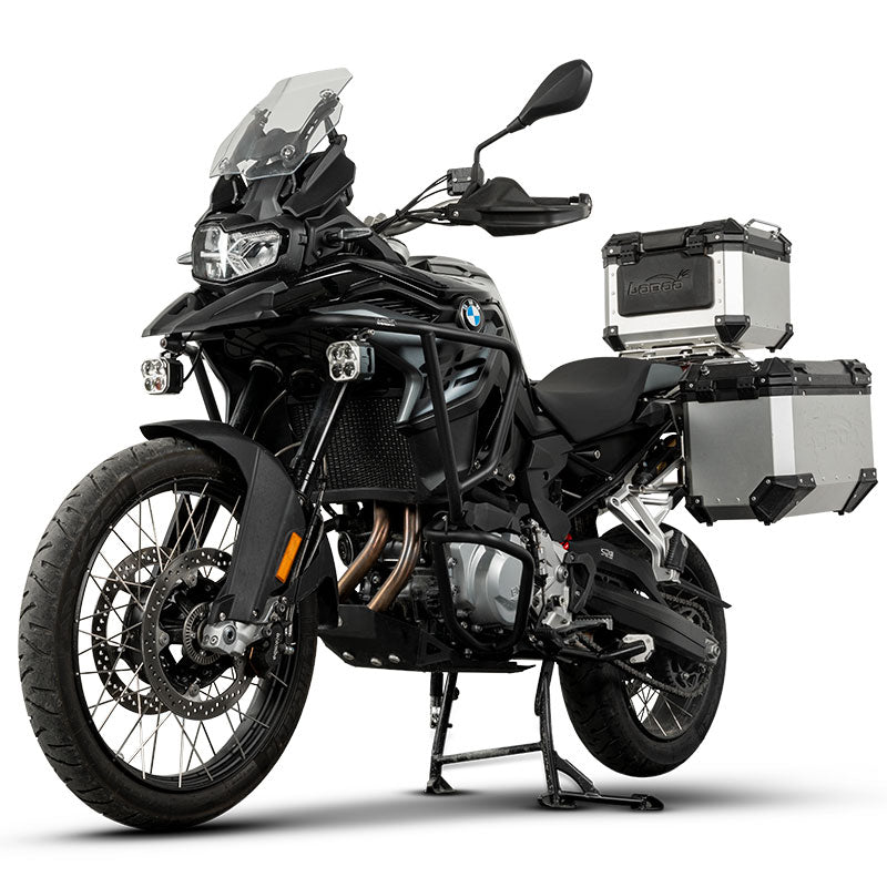 LOBOO | LOBOO Crash Bars for F800GS (24-) | Stainless Steel Engine Guard with Light Mount