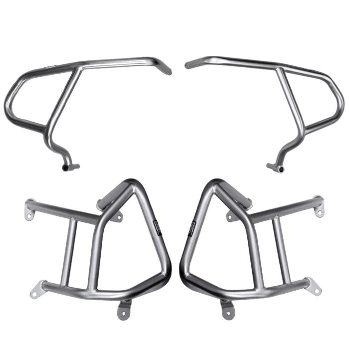LOBOO | LOBOO Lower + Upper   Crash Bar Set  for BMW R1250GS / R1200GS | Maintenance-Friendly 25mm Crash Bars