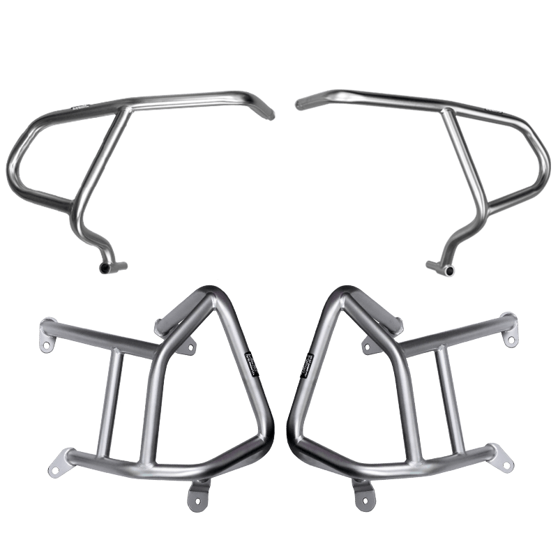 LOBOO | LOBOO Lower + Upper   Crash Bar Set  for BMW R1250GS / R1200GS | Maintenance-Friendly 25mm Crash Bars