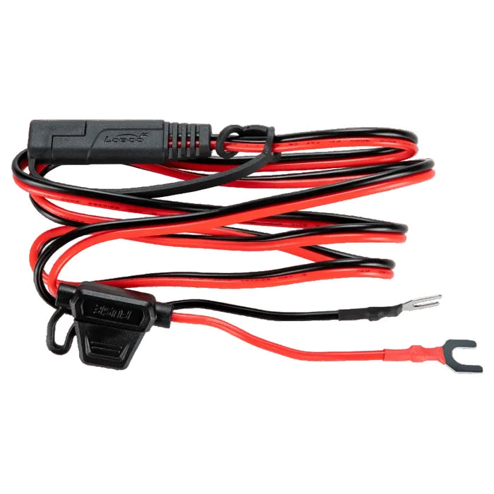 LOBOO CSAE-19 SAE Quick-Connection Cable - 18AWG Fused Battery Lead for Motorcycle Chargers, Tenders & Air Pumps - IPX5 Waterproof - 20"/47" Length
