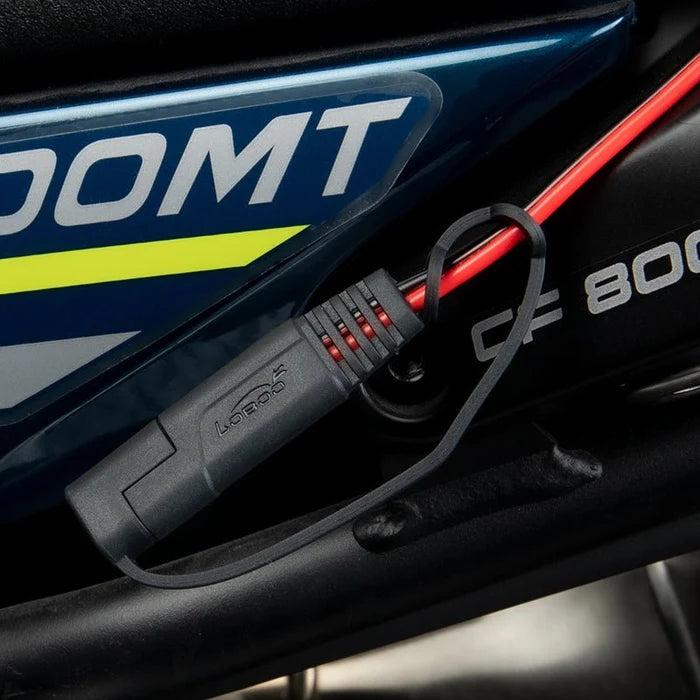 LOBOO CSAE-19 SAE Quick-Connection Cable - 18AWG Fused Battery Lead for Motorcycle Chargers, Tenders & Air Pumps - IPX5 Waterproof - 20"/47" Length
