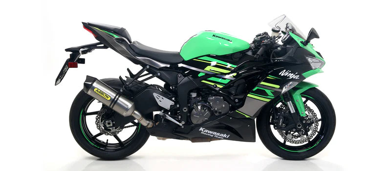 ARROW EXHAUST | Kawasaki ZX-6R 2019-2025 | Race-Tech titanium silencer with carby end cap | 71898PK