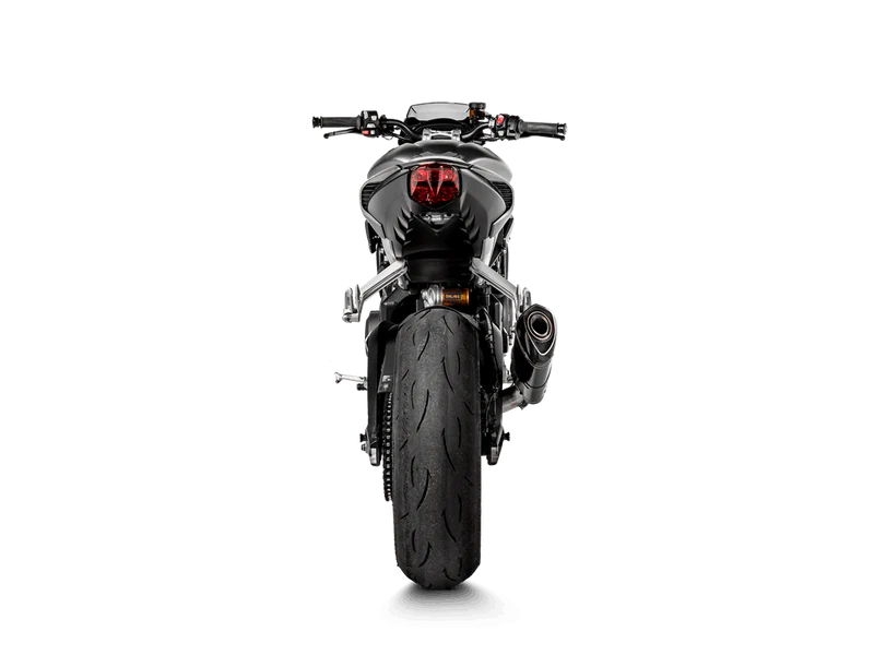 S-T7SO3-APC | AKRAPOVIC | Triumph Street Triple 765 S / R / RS 2020 -2021 Slip-On Line (Carbon)