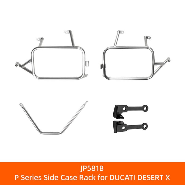 11.6.01581.002.01 | Loboo | Ducati Desert X Side Case Rack | LOBOO JP581B PIKE TRACKER Series