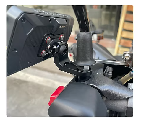 Chigee | Rearview Mirror Mounting Bracket 17mm Ball Head Rearview Mirror Pipe Clamp