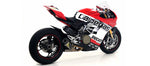 ARROW EXHAUST | Ducati Panigale V4 / V4S 2018-19 | Titanium Works silencers (right and left) with carby end cap | 71146PK