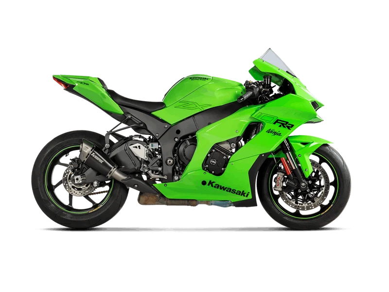 S-K10SO28-ASZTBL | AKRPOVIC | Kawasaki ZX-10R 2021-2025 Slip-On Line (Titanium)