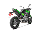 AKRPOVIC | Kawasaki Z900 2017 -2019 Slip-On Line (Titanium) - Shorty | S-K9SO4-ASZT