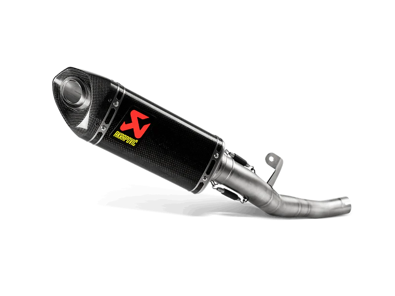 S-T7SO2-APC| AKRPOVIC | Triumph Street Triple 765 S / R / RS 2017 -2019 Slip-On Line (Carbon)