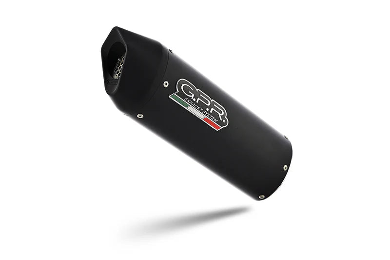 BRK24.T.101.FNE4 | G.P.R EXHAUST | GPR exhaust compatible with Triumph Tiger 900 GT / Pro / Rally Pro 2024-2025, Furore Evo4 Nero, Slip-on exhaust including removable db killer and link pipe