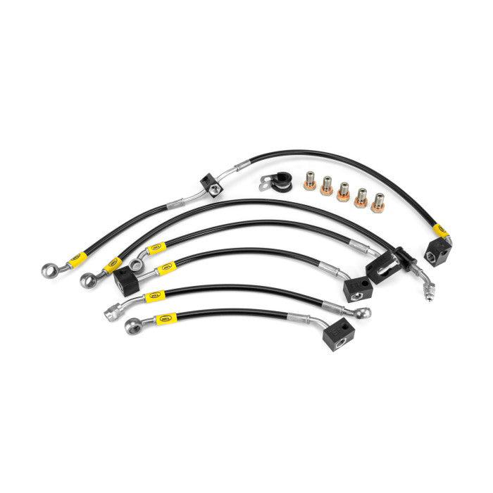 HEL | Honda CBR650R ABS AK-AP 2019-2025 Flexible ABS Replacement Brake Lines HEL Stainless Steel Braided