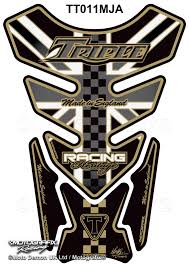 Triumph Speed Street Triple Daytona Motorcycle Tank Pad Protector Motografix 3D Gel TT011MJA