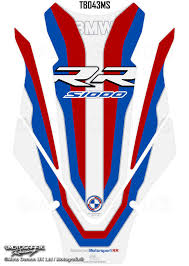 BMW S1000RR 2019 - 2021 Motorsport Motorcycle Tank Pad Protector Motografix 3D Gel TB043MS