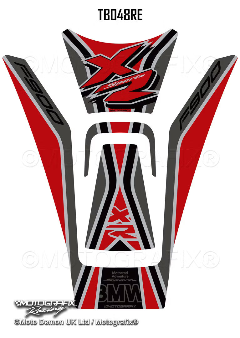 BMW F900XR F900 XR 2020 - 2026 Motorcycle Tank Pad Protector Motografix 3D Gel TB048RE