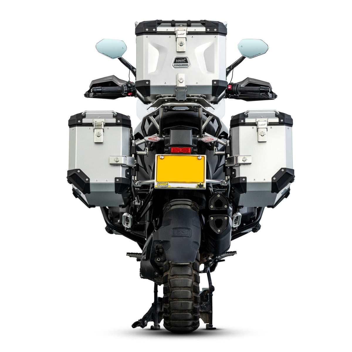 JP151B  | LOBOO | Side Case Rack for BMW R1300GS Adventure | Fits PIKE TRACKER & CONQUEROR Cases, WANDERER Waterproof Bags