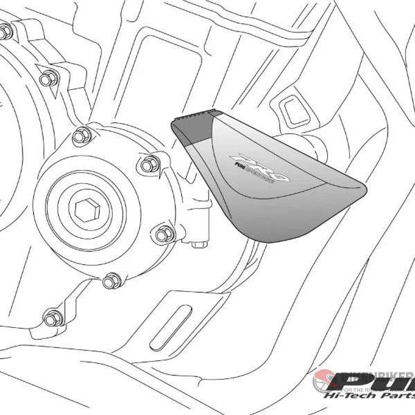 Kawasaki Ninja 1000 PRO Frame Sliders (Black) (2017 +) - Puig