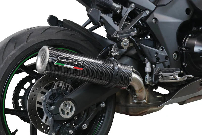 K&L K-180 E5 M3 PPG-R Exhaust Kawasaki Ninja 1000 SX M3 Poppy Slip-On (2021-2023)