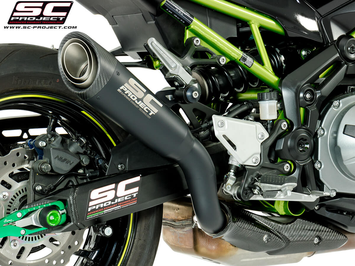 SC Project Exhaust S1 Titanium (2017-2019) for Kawasaki Z900