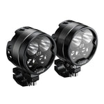 L11 Motorcycle Auxiliary Lights – 15000LM High/Low Beam with 3 Warning Modes, IP68 Waterproof, Intelligent Temp Control (Pair)