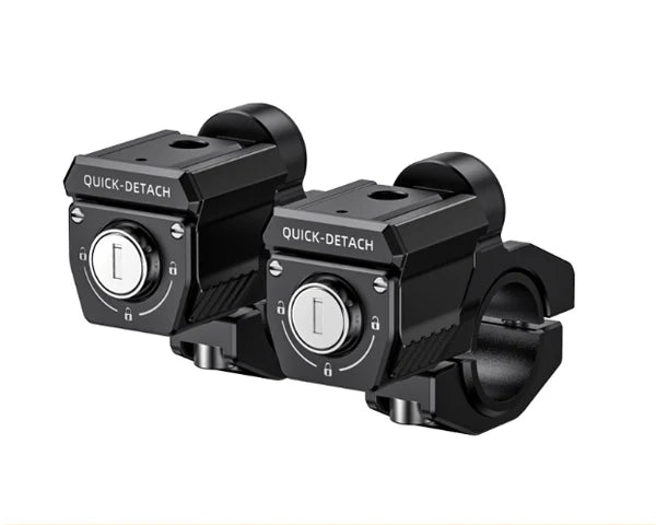 L11 Motorcycle Auxiliary Lights – 15000LM High/Low Beam with 3 Warning Modes, IP68 Waterproof, Intelligent Temp Control (Pair)
