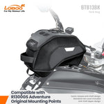 BTB13BK  | LOBOO | LOBOO Motorcycle Tank Bag with Anti-Theft Quick-Release System and Rain Cover, Custom Fit for BMW R1300GS Adventure Original Mounting Points