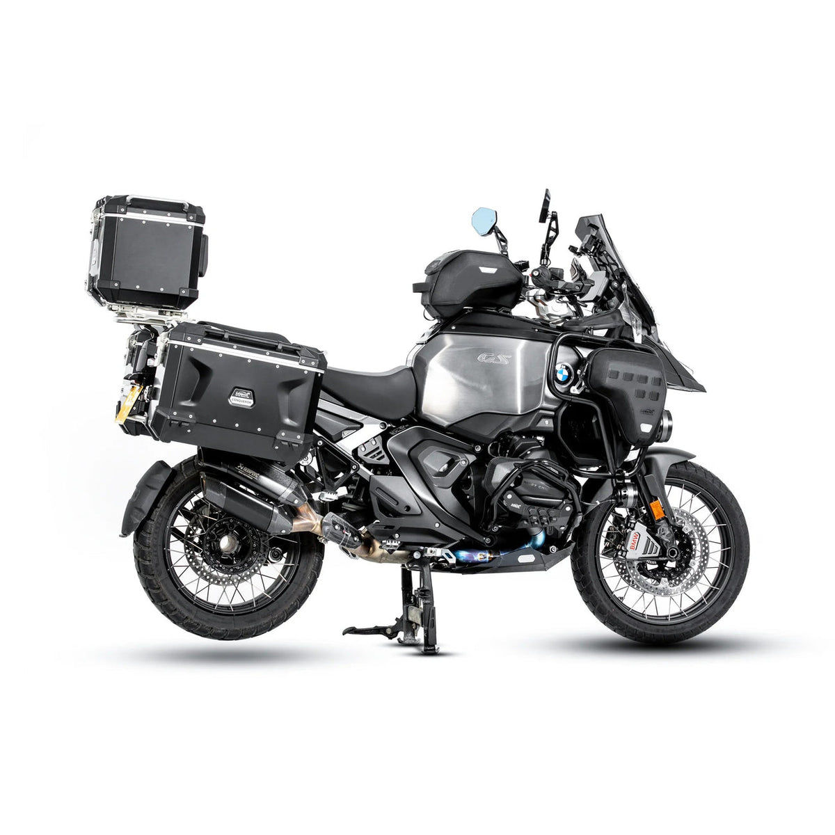 BTB13BK  | LOBOO | LOBOO Motorcycle Tank Bag with Anti-Theft Quick-Release System and Rain Cover, Custom Fit for BMW R1300GS Adventure Original Mounting Points