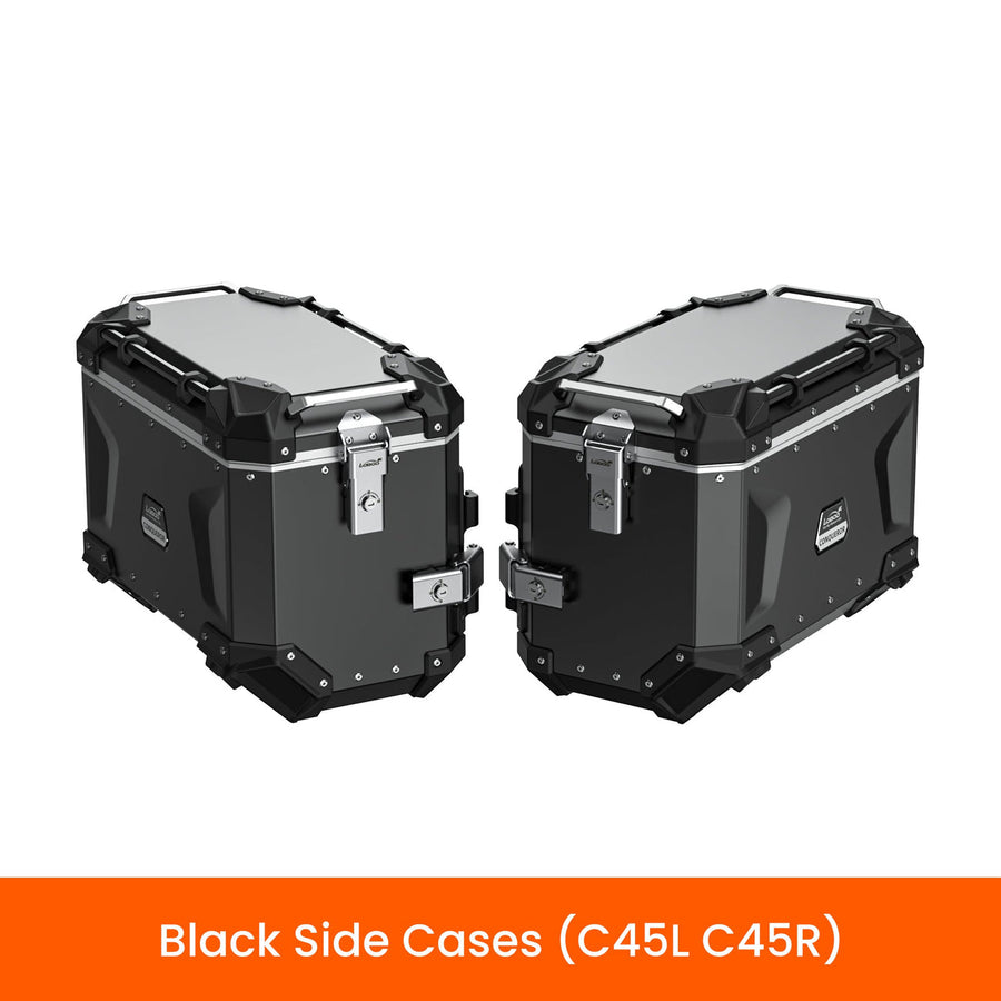 LOBOO | LOBOO CONQUEROR Aluminum Motorcycle Luggage System | BMW R1300GS / R1300GS Adventure
