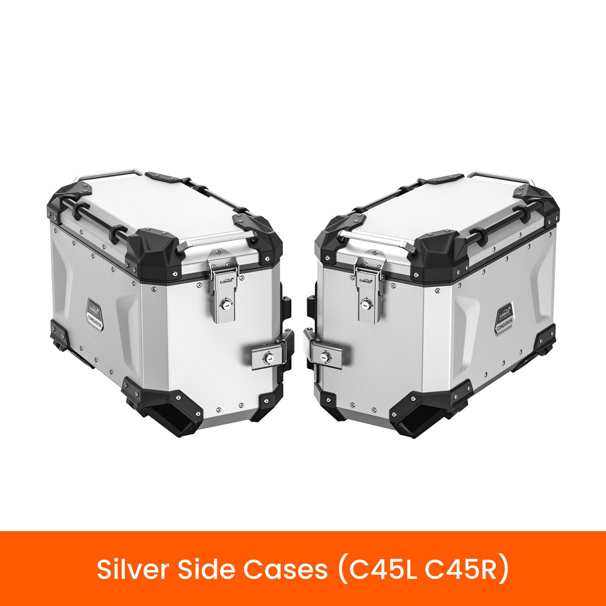LOBOO | LOBOO CONQUEROR Aluminum Motorcycle Luggage System | BMW R1300GS / R1300GS Adventure