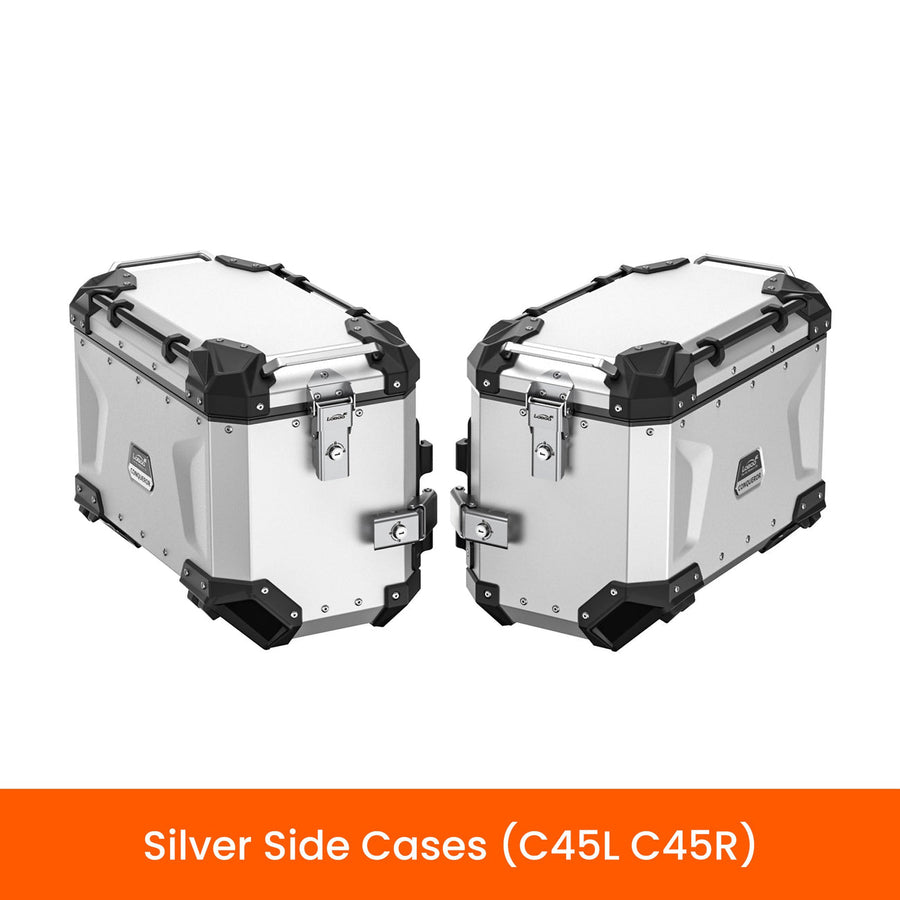 LOBOO | LOBOO CONQUEROR Aluminum Motorcycle Luggage System | BMW R1300GS / R1300GS Adventure