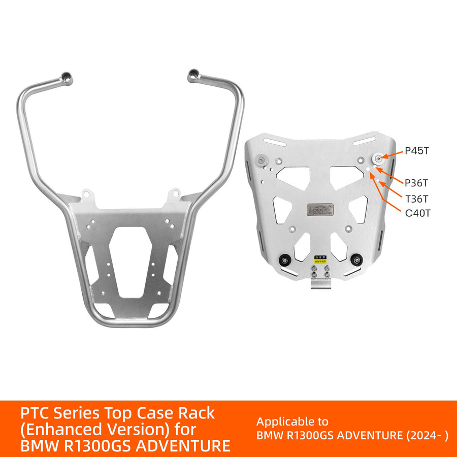 11.6.01151.050.01 | Loboo | LOBOO CONQUEROR Aluminum Motorcycle Luggage System R1300GS ADV Top Case Rack(Enhanced Version) | BMW R1300GS / R1300GS Adventure