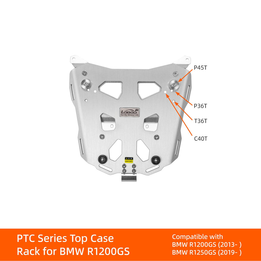 10.6.01071.005.01 | Loboo | BMW R1200GS / R1250GS / ADV (2013-2024 Top Case Rack