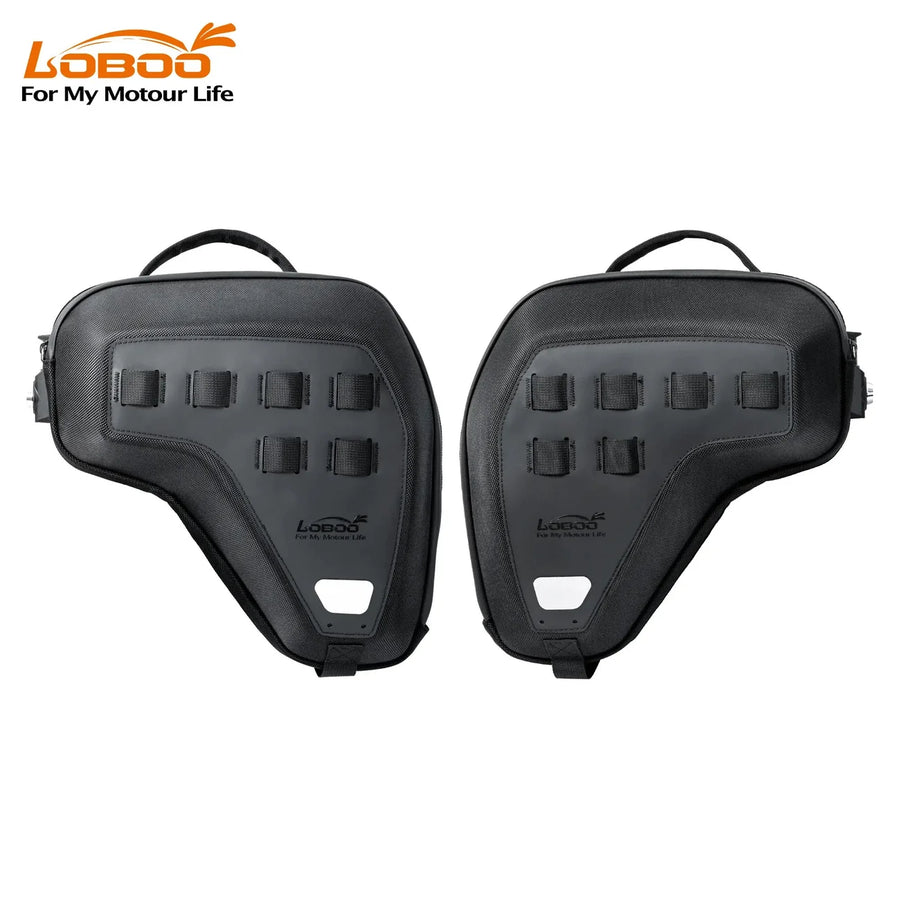 BHGB13BK | LOBOO | LOBOO Crash Bar Bags (5L Pair) for BMW R1300GS Adventure (2024+) - Anti-Theft EVA Hard Shell Storage