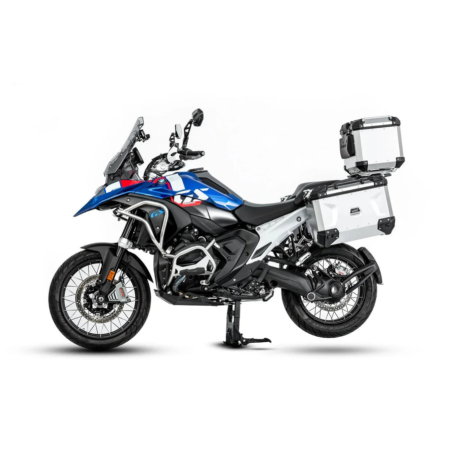 LOBOO | LOBOO Crash Bar for BMW R1300GS 2023+ – No-Drill, Cylinder Head Protection with Replaceable Cushion